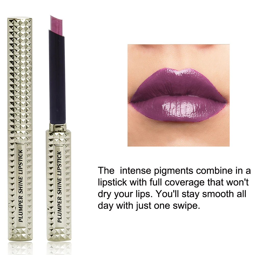 Highly Pigmented Multicolor Romantic Matte Lipstick Makeup Fashion Gluten Free Mini Diamond Sparkle Metal Velvet Matte Lipstick