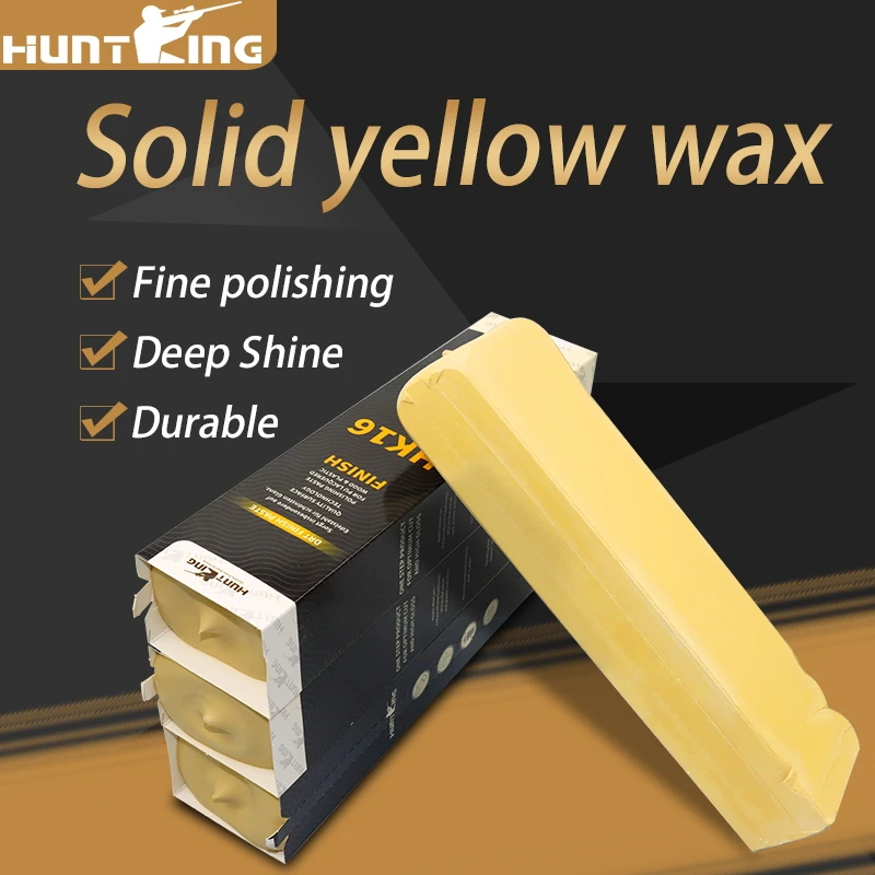 HK16 Yellow Wax Glossy Effect Composite Wax Wood Piano Guitar Metal Solid Polishing Wax