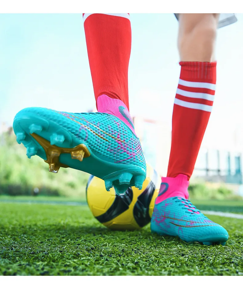 2023 Wholesale Customized Men's Football Shoes Football Anti Slip Nails ...
