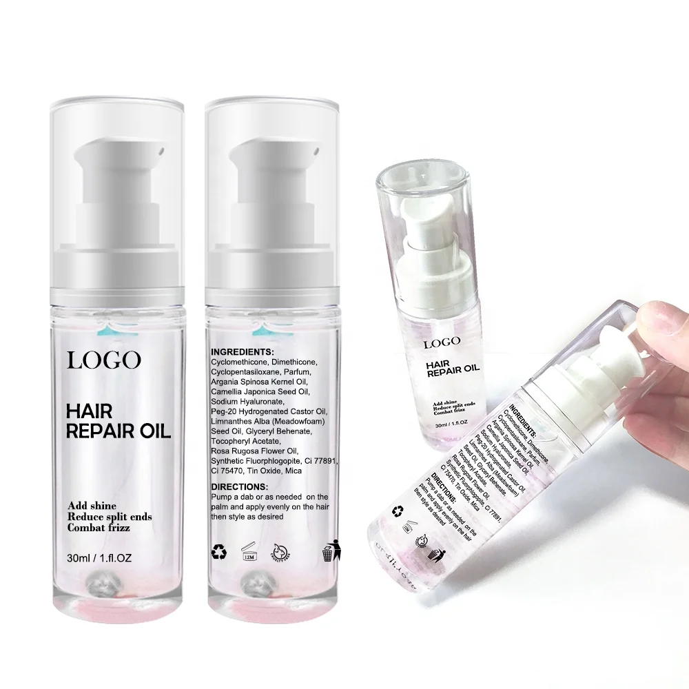 Argan Hair Oil Serum for Frizz Control Shine Smoothing Dry Damage