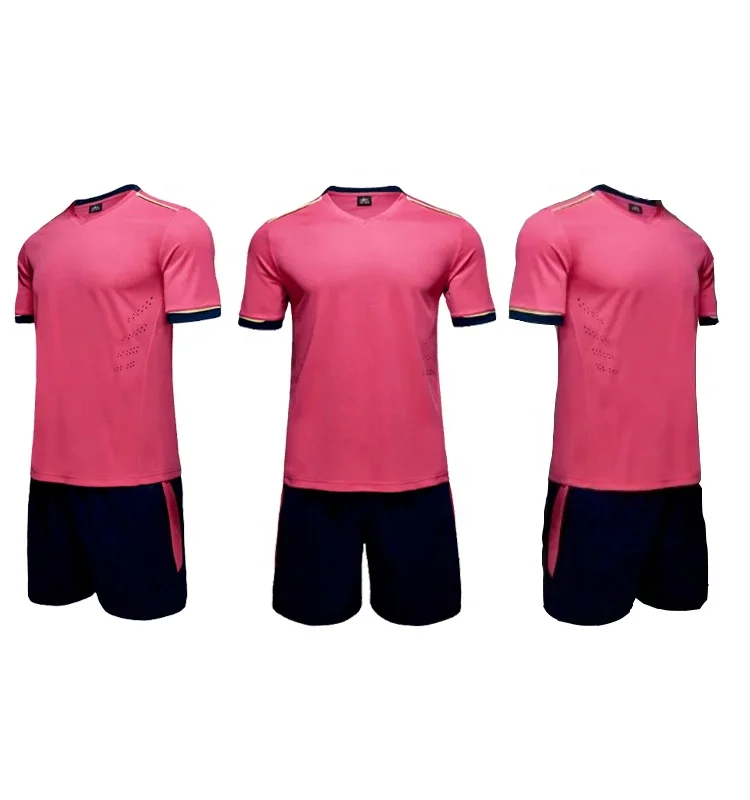 New Design Breathable Plain Pink Football Jersey - Buy Pink Football  Jersey,Breathable Football Jersey,New Design Football Jersey Product on