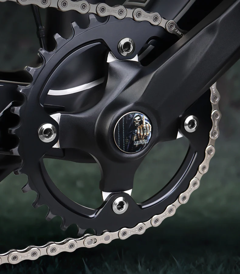 Muqzi Mtb Road Bike Hollowtech Integrated Crankset Cover Aluminum