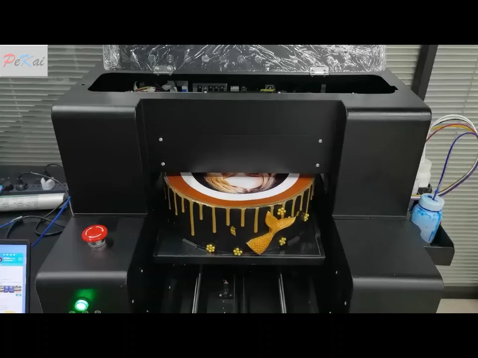 A3 Size Full Automatic 3d Food Printer Edible Inkjet Printer Cake