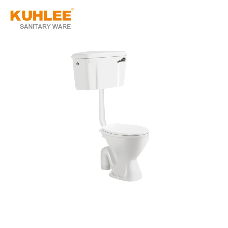 China Factory Cheap Bathroom Ceramic Sanitary Ware Washdown Two Piece Toilets Bowl