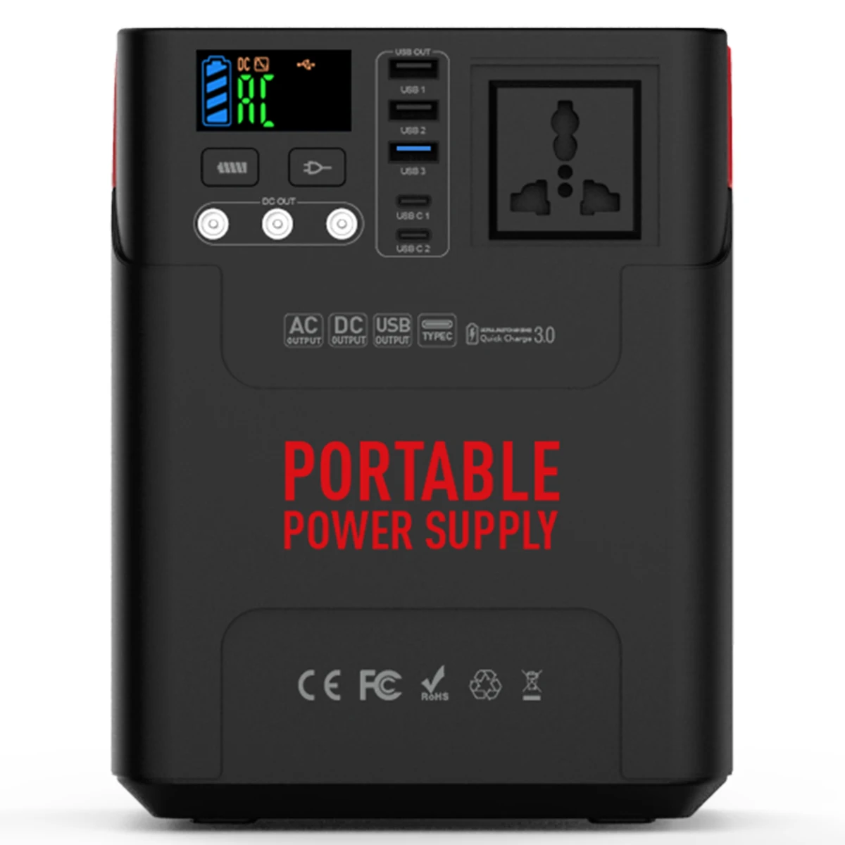 
 Переносной генератор мощности на солнечной батарее с розеткой переменного тока, 60000 Вт, 150 Вт, 2021 Вт · ч  