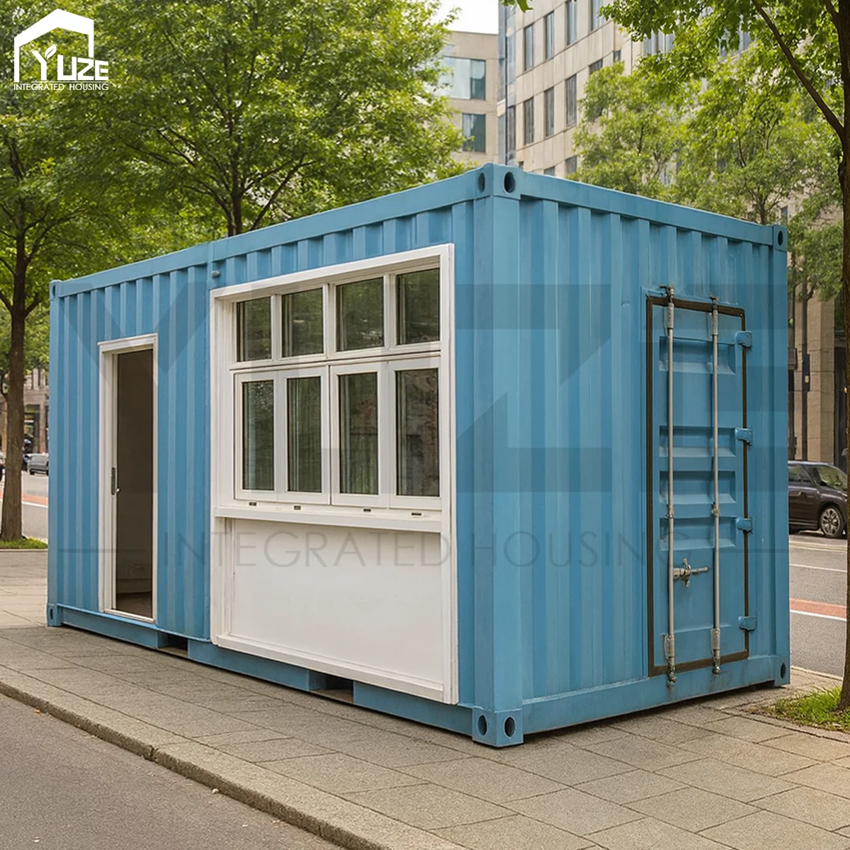 Custom Layout Movable 20ft Prefab Steel Living Modular Container Homes for Sale USA