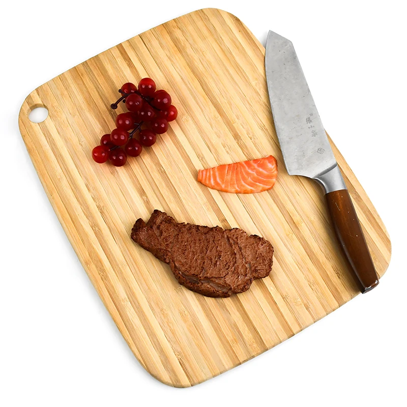 WDF Customized Logo tablas de cocina para cortar multi purpose double sided chopping board bamboo cutting board for kitchen use supplier