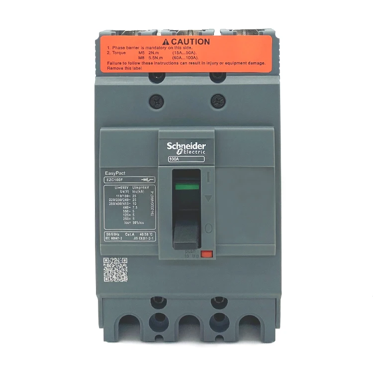 MCCB New Model Merlin Gerin 75A 80A 100A EZC100F Easypact EZC Molded case Circuit Breaker