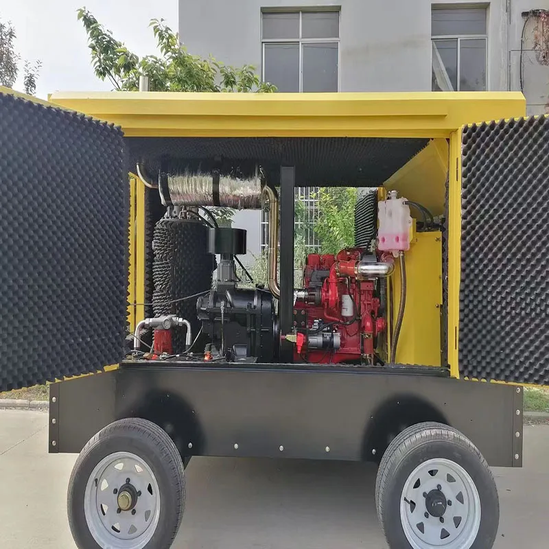 Compressor Machine With Wheels 3.7kw 5.5kw 7.5kw Portable Mini Single Phase Screw Air Compressor
