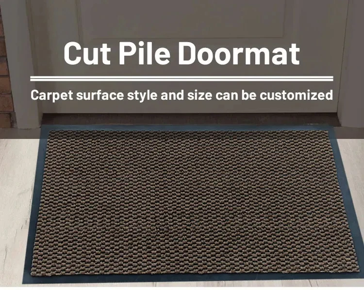 PVC Backed Cut Pile Door Mat Antislip and Stain Resistant details