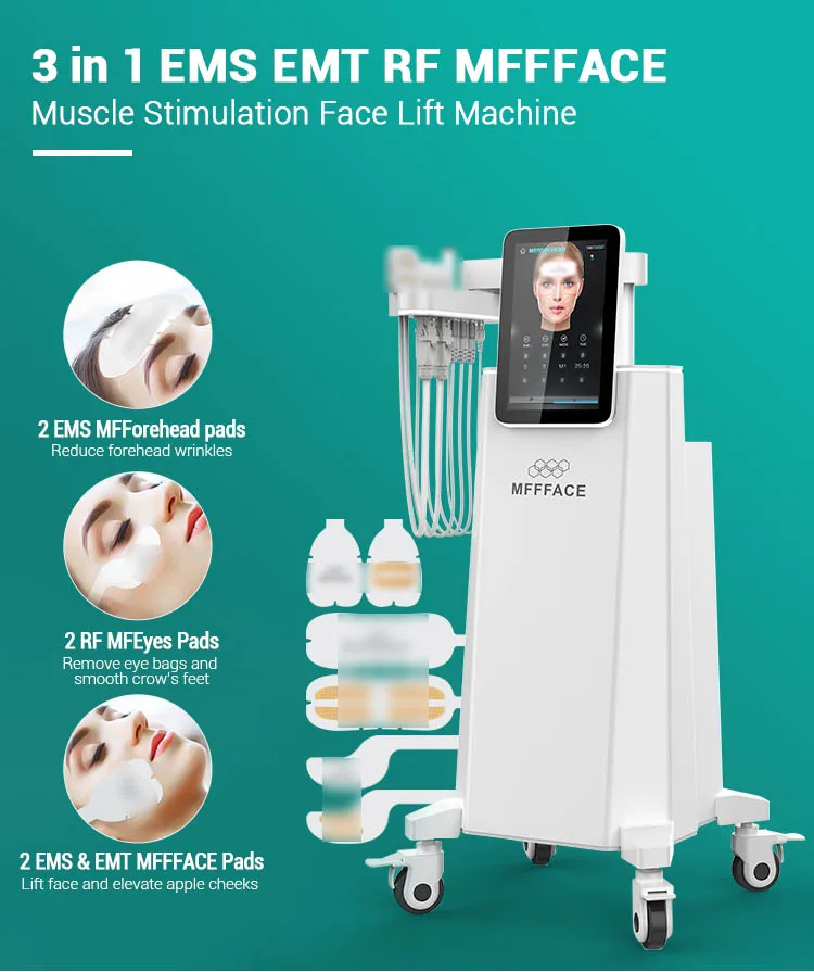 2023 Professional Mfface Pe Facial Muscle Lifting Em Rf Face Lifting