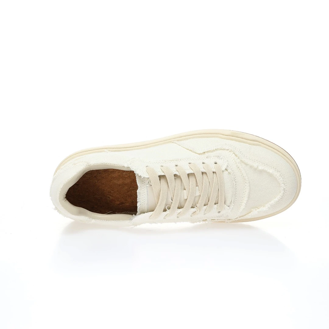 Casual shoes thick bottom sneakers women's designer leather splicing lacing comfortable Urban Canvas Basketball Sneaker