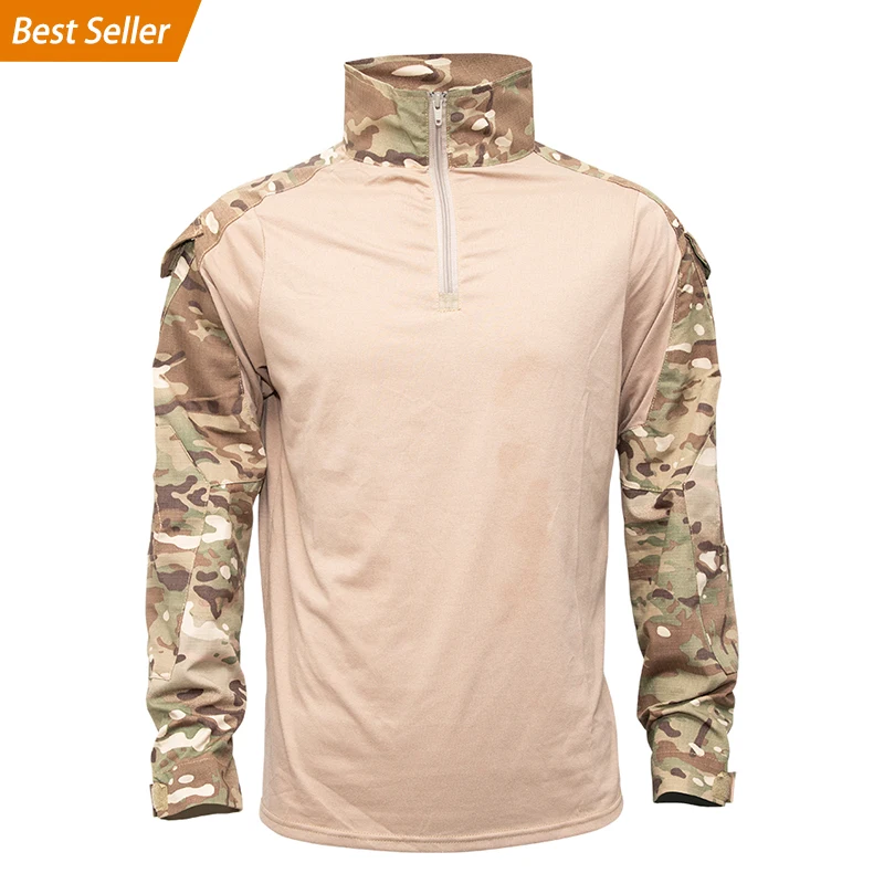 Hunting G2 G3 Camo Polyester Combat Suit Outdoor Men Shirt and Pants Set Camouflage Security Guard Tactical Uniforms Frog Suits