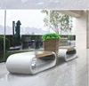 Two benches+1 flower pots