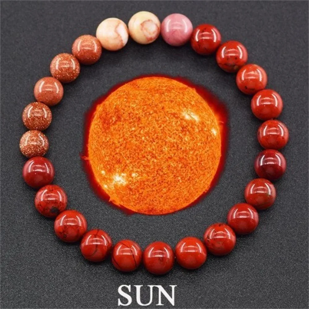 Pulseras sistema solar piedras naturales - Oferta Limitada en Stock