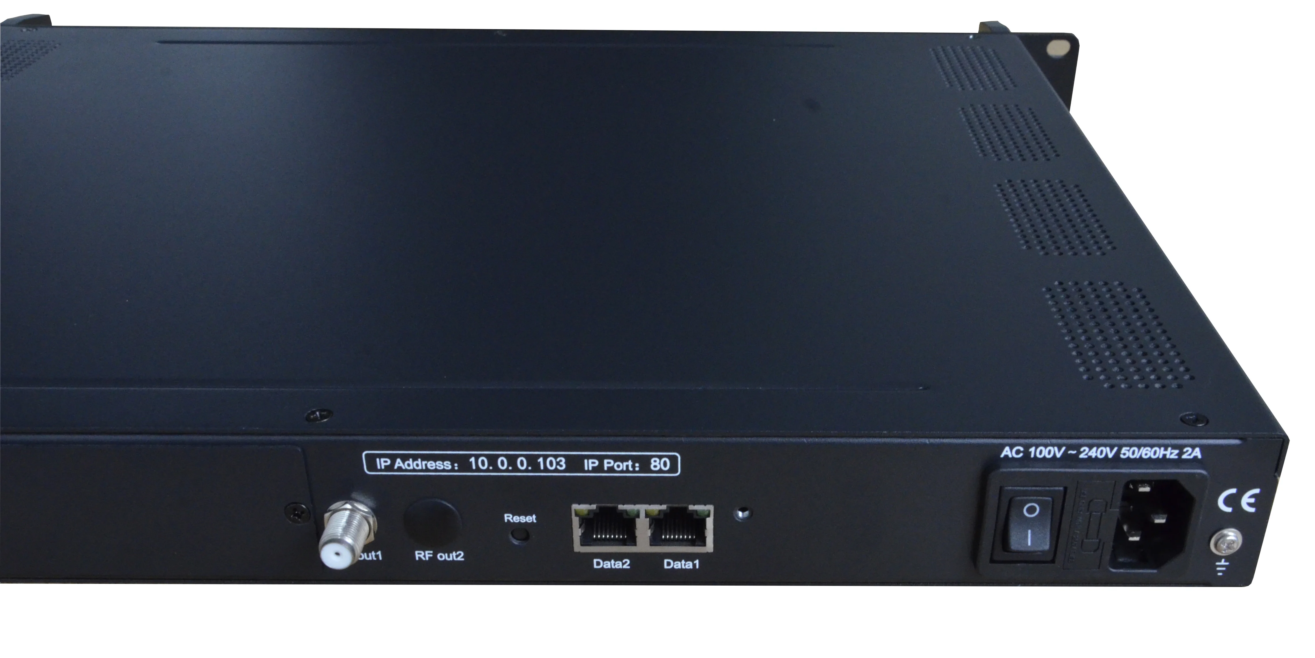 Digital Cable Tv System IP QAM Modulator 16 Channels with Multiplexer Scrambler COL5416