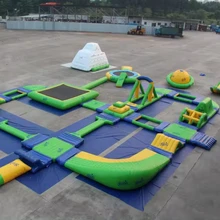 floatable inflatable water park on the water inflatable park playground water for kids and adults