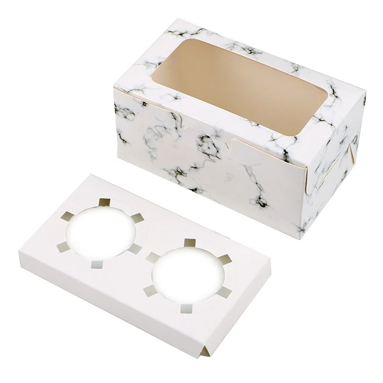 Rectangle Pvc Cake Slice Boxes Quality Assurance White Cardboard Recyclable New Product Popular