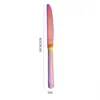 Cuchillo de mesa de colores