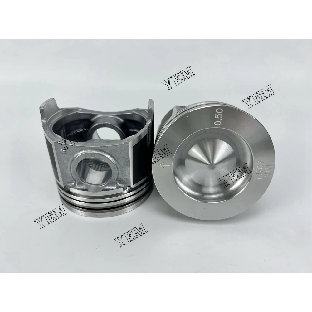 For Kubota Engine V2607 Piston 1J707-2111 Spare Part Replaces Heavy Duty Engine Parts