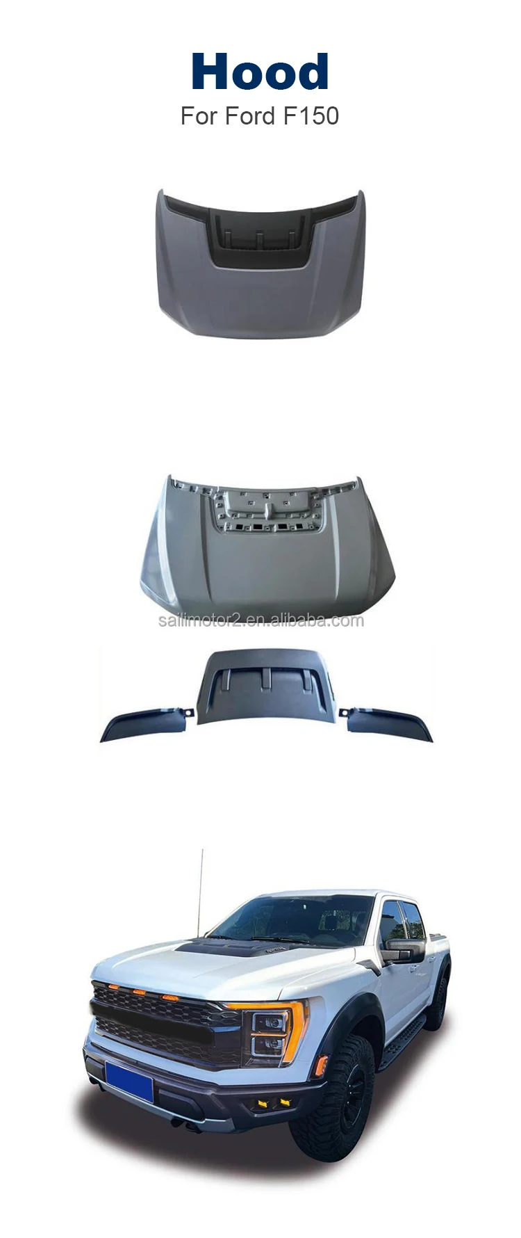 New Car Body Parts Steel Quarter Panel For Car Hood Bonne Ford F150