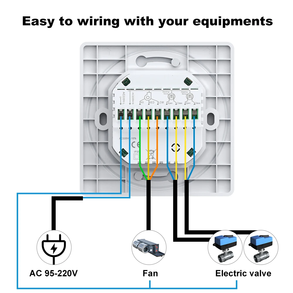 Modern Design Smart Fan, 2-Year, 2Pipe, 4Pipe, WIFI - detail 8