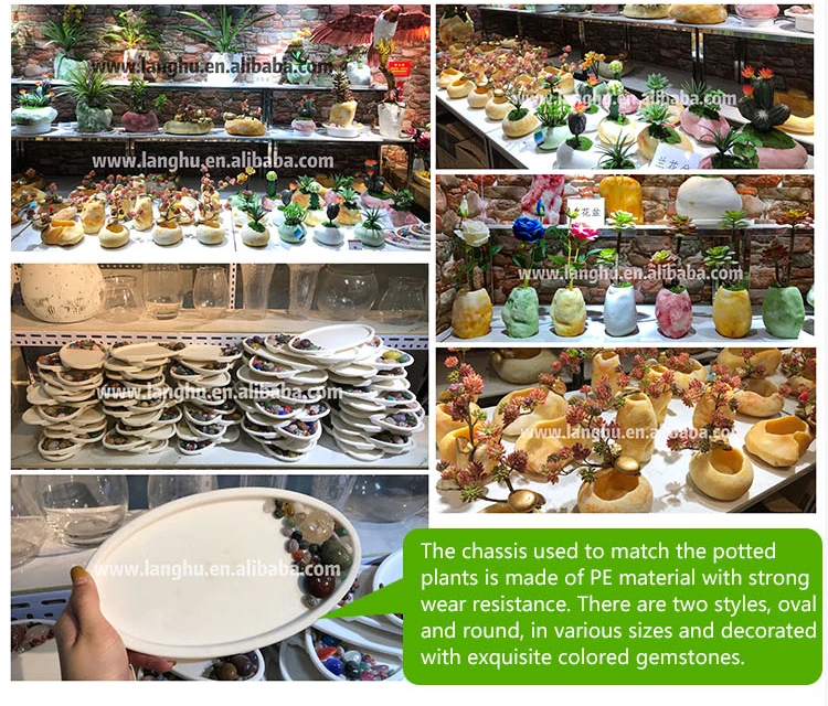 Indoor Decorations Artificial Succulents Bonsai Plants Creative Resin Flower Potted Orchid Bonsai Potted