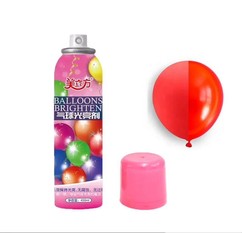 aerosol supply balloon brightener balloon spray