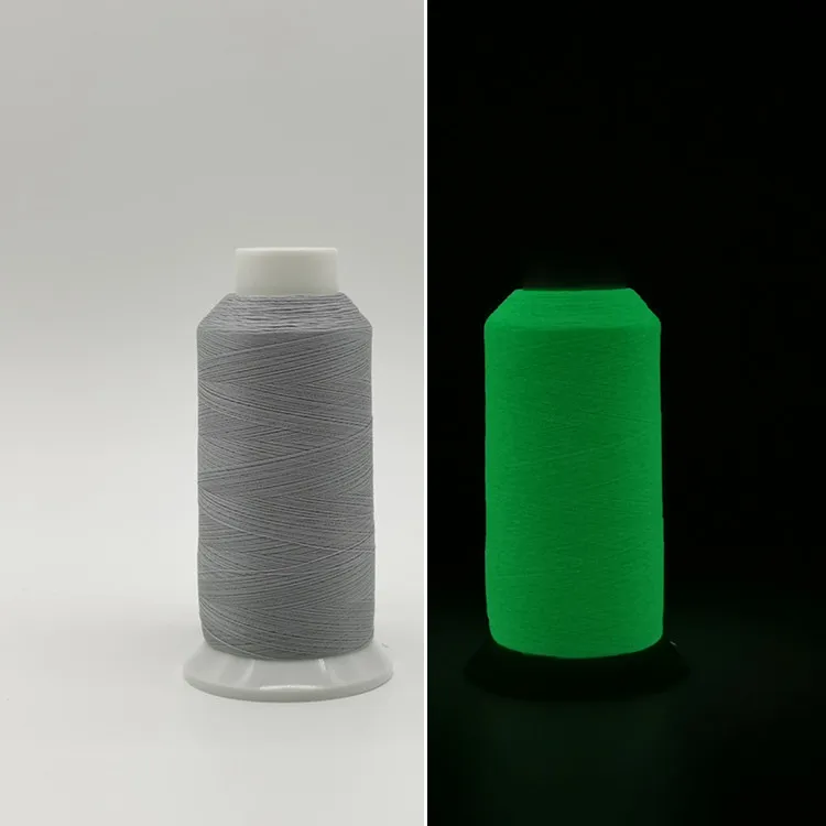 luminous embroidery thread/glow in the dark