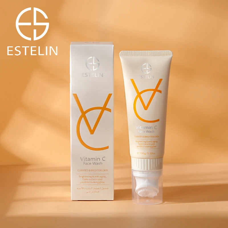 ESTELIN Deep Cleansing Anti Aging Vitamin C Brightening Face Wash 100g