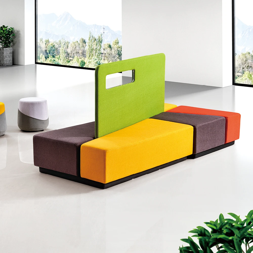 Индивидуальный креативный офисный диван для обучения учебных заведений деловой приемник Специальная комбинация диванов
