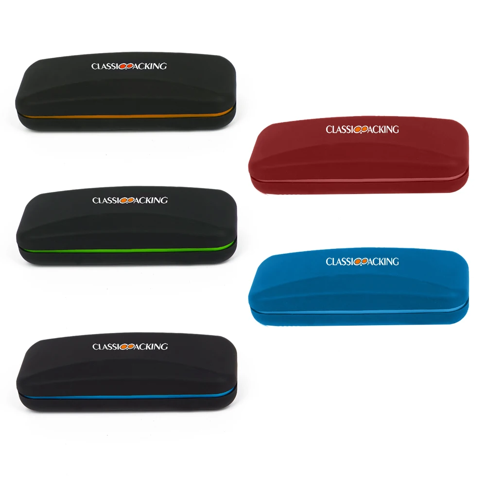 BSCI ISO Sedex FAMA Factory Outlet  Custom  Logo PU Leather Hard Glasses Case