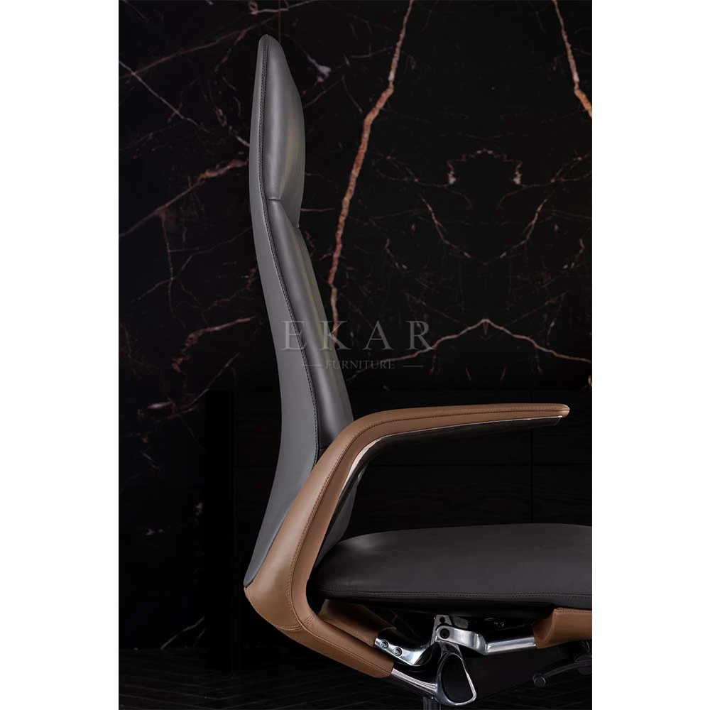 Luxury Office Furniture CEO Swivel Office Chair Comfortable High Back Leather Executive Manager Office Chairs manufacture