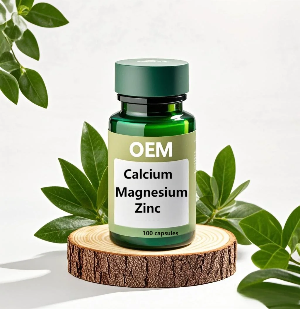 Calcium Magnesium Zinc Caplets Immune Supporting Bone Health Tablets Food Supplements and Magnesium Capsules