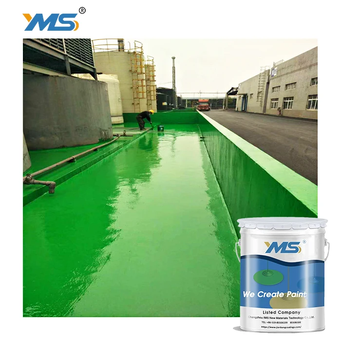 Free Sample FK-305 Epoxy Glass Flake Primer Thick Film Coating for Epoxy Floors Ballast Tanks Gas Plastic Boat Paint Metal