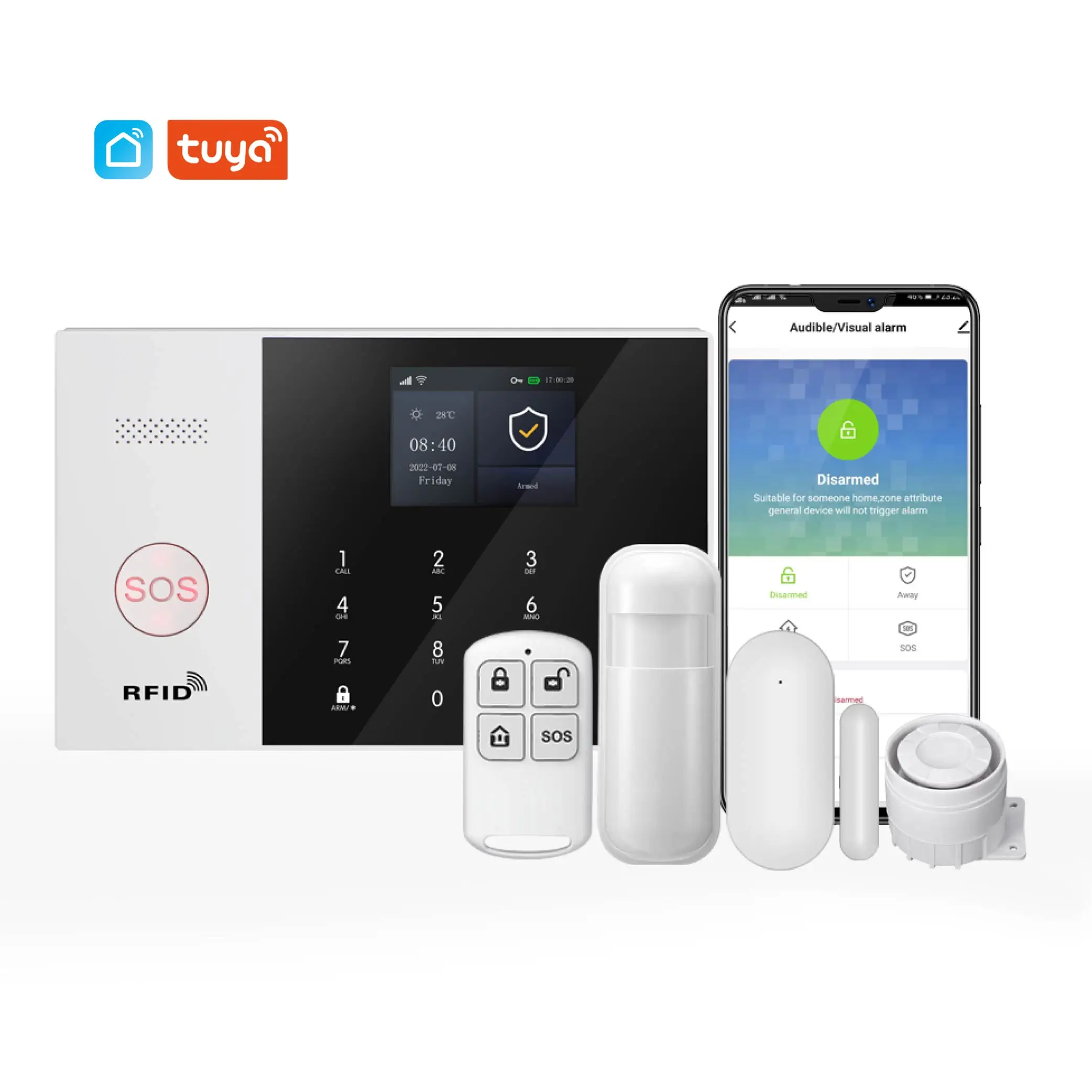 PGST Smart APP-Controlled House Security Burglar Alarm System 4G