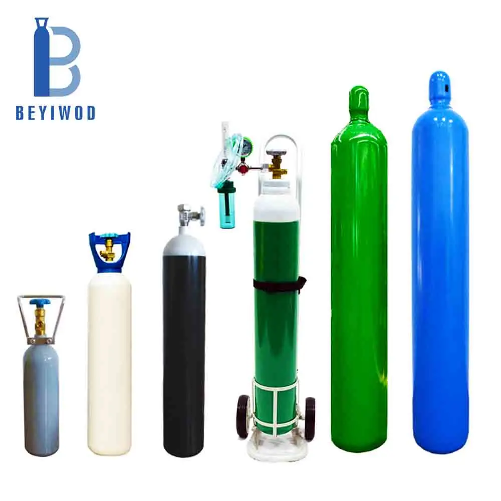 High Quality EU Standard Customized gas cylinder with 17E DIN477 No.6 valve