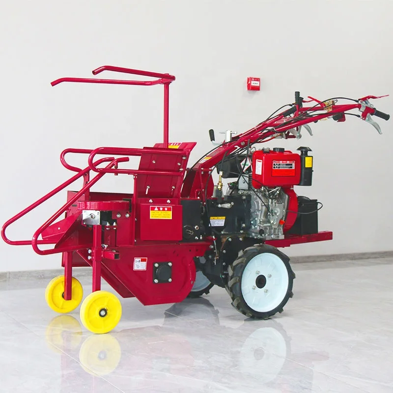 Competitive Price Mini Easy-to-operate Hand Push Self-Propelled Corn Harvester Maize Harvesting Machine