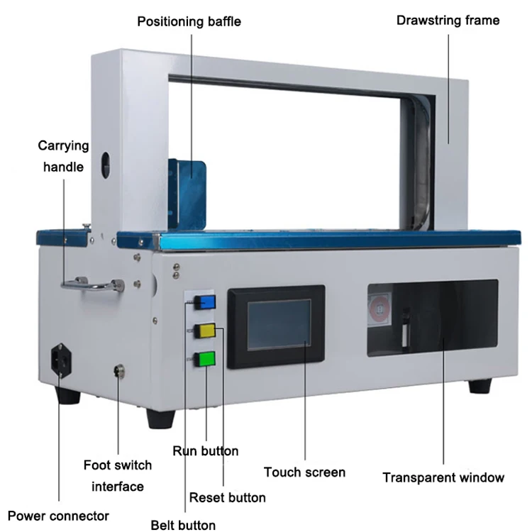 Money  Automatic Book Note Bunding Machine Currency Banknote  Strapping Machine