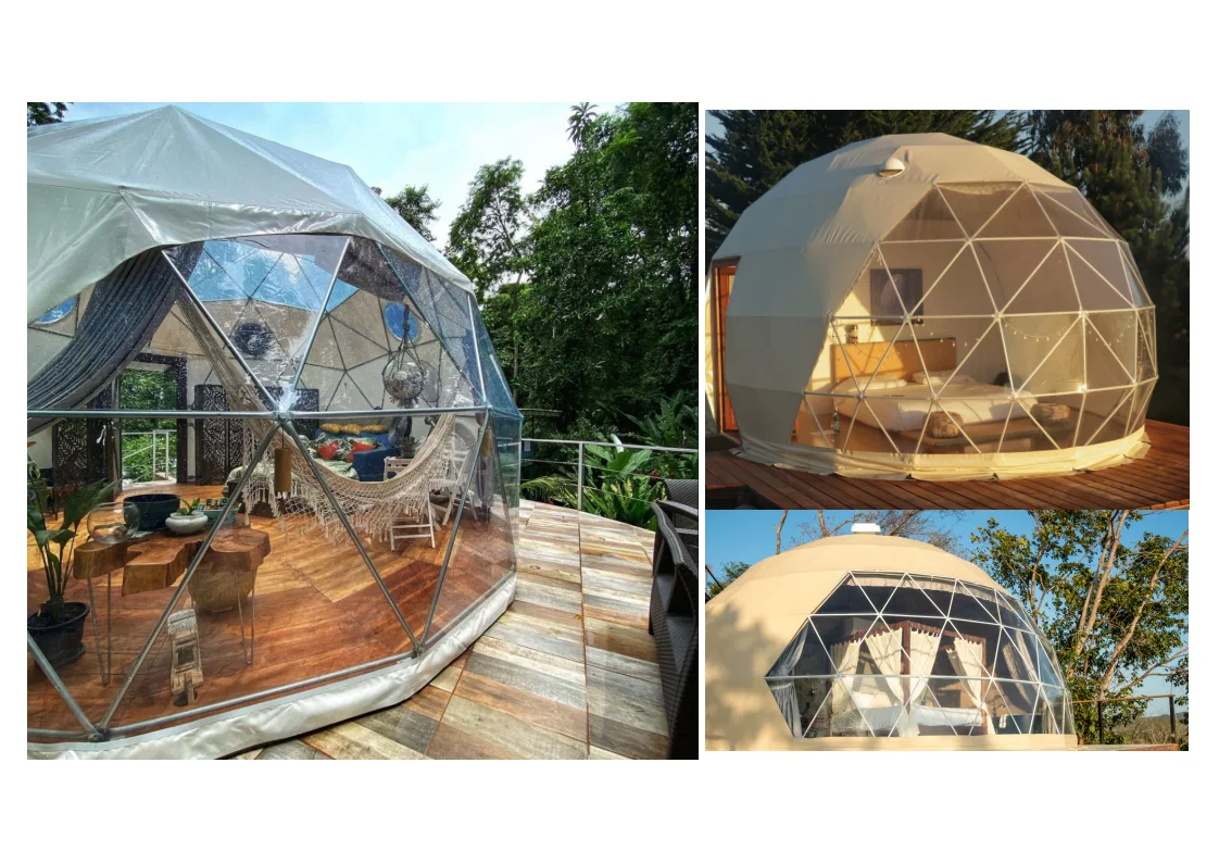 Big Luxury Ball Igloos Geo Dome Restaurant Tent For Outdoor