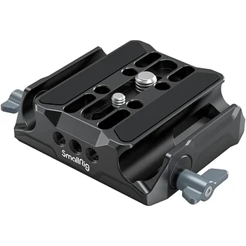 Small Rig Universal LWS Baseplate Compatible With DSLR and Mirrorless Camera Cages Comes With Dual 15mm Rod Clamp - 3357