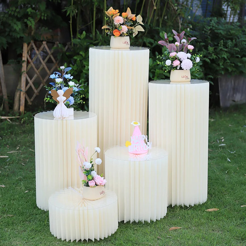 Roman Column Paper Folding Frame Greek Column Garden Wedding Party Table Decoration