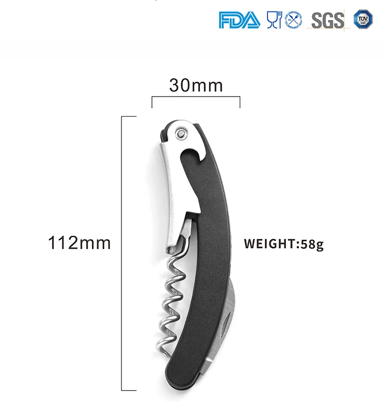 Wholesale Cheap Wine Bottle Opener For Logo Stainless Steel Wine Foil