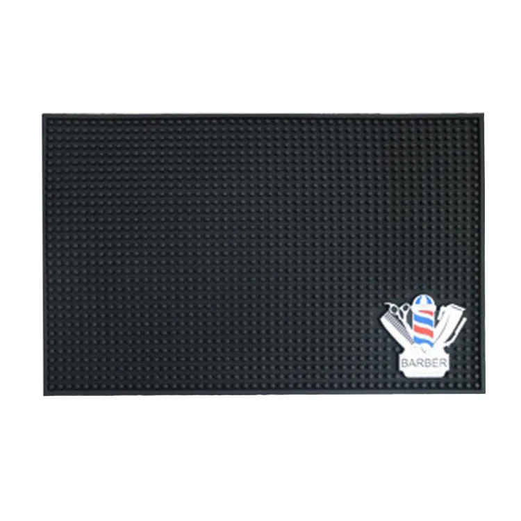 CestoMen Custom Logo Reusable Professional Salon Silicone Heat Resistant Mat Nonslip Flexible Pad Barber Multi-Purpose Hair