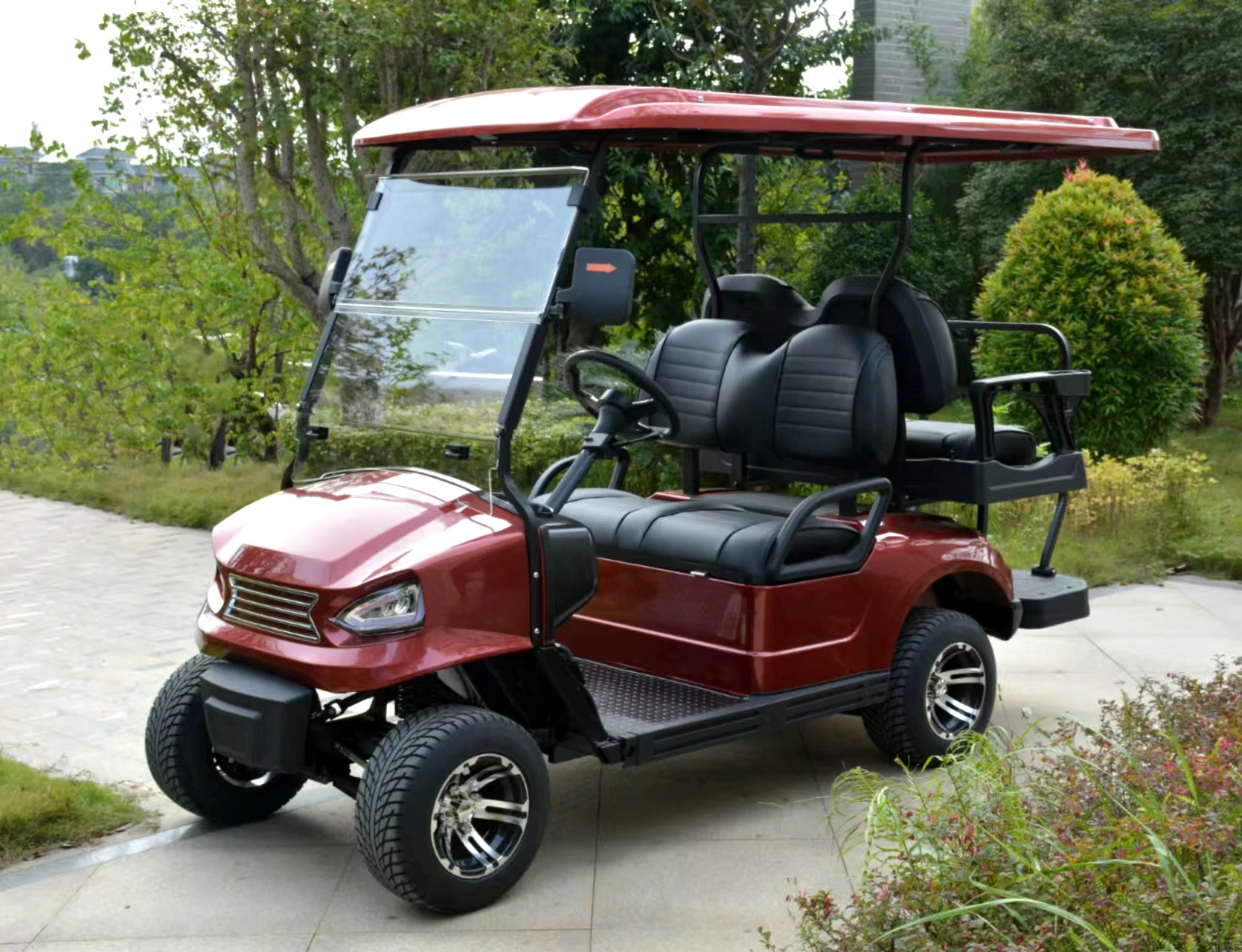 New Style 4 Seater Bus Club Electric Golf Buggy