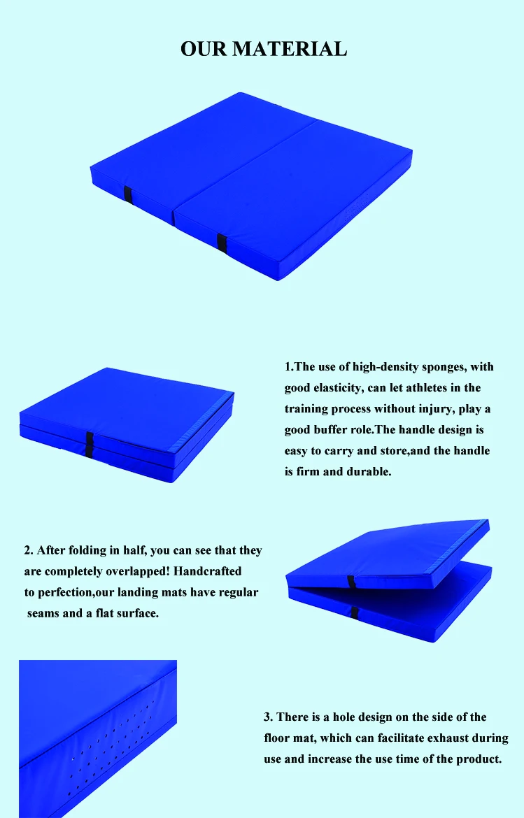 Large Soft Folding Thick Wrestling Rock Climbing Crash Mats For Sale