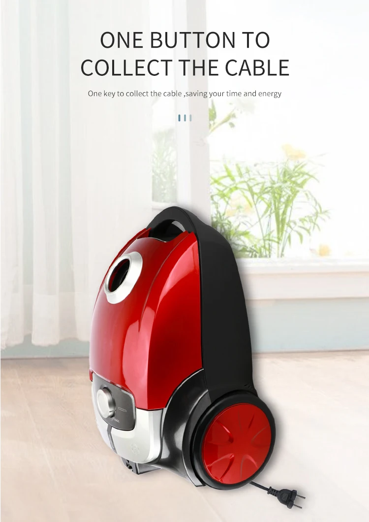 High Power Suction Household Wired Cord Canister Vacuum Cleaner With