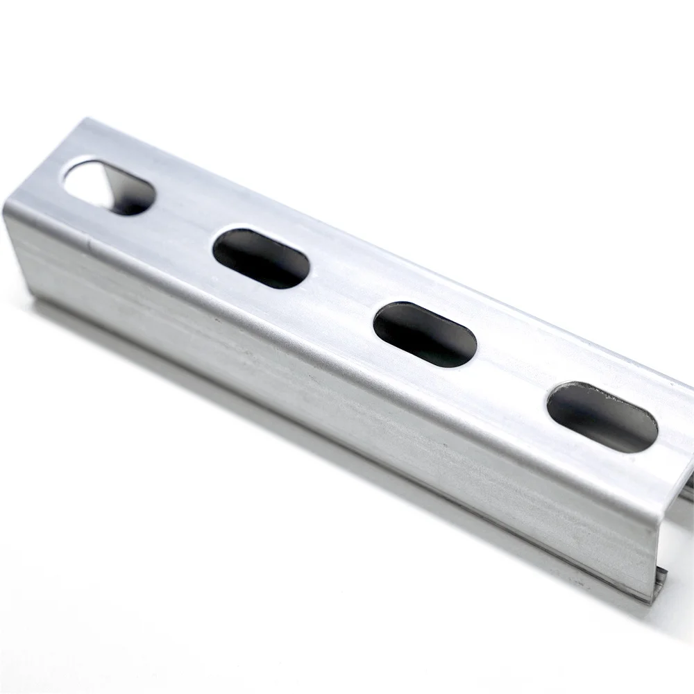 Galvanized U C Channel Steel Strut Slotted Purlin Construction Section Roof Purlin