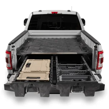 Full-size Pickup Truck Bed-length Drawers Toolbox Canopy Topper for Massive Storage