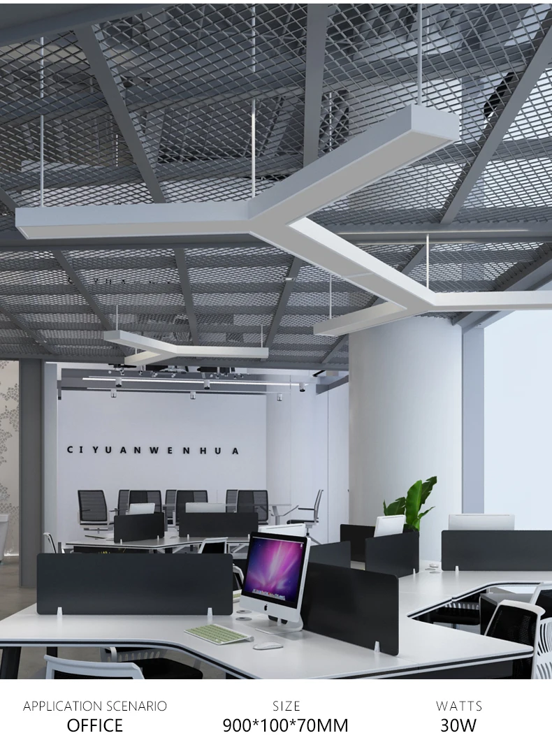 Solid Square Side Illuminate Long Led Pendant Light Factory Direct Pendant Led Fancy Light Indoor Living Room Office